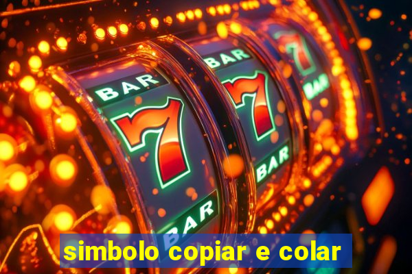 simbolo copiar e colar